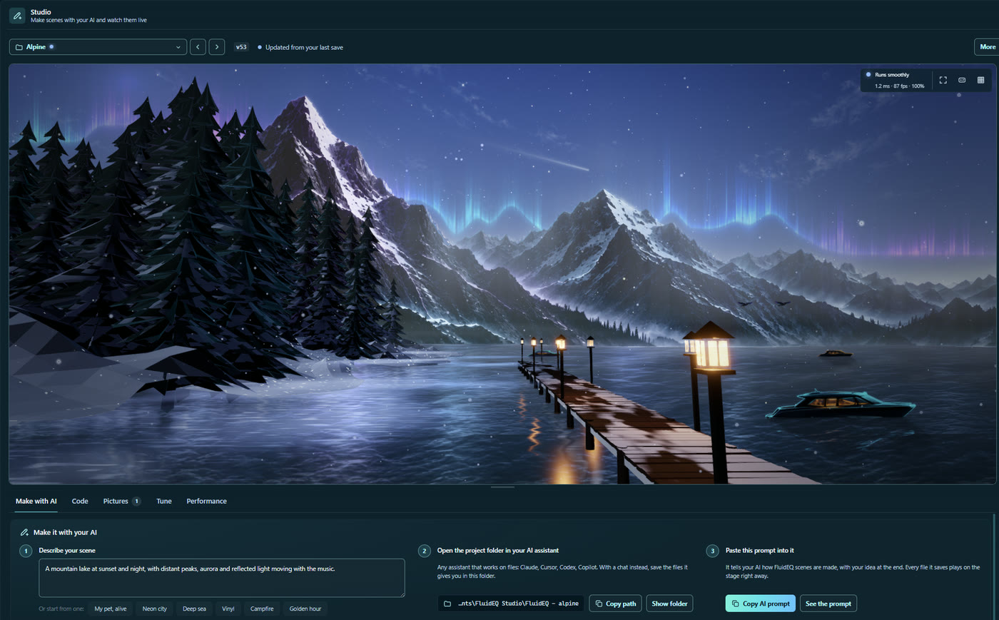 FluidEQ Studio main screen